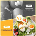 Stainless Steel Egg Piercer with Sturdy Base, Heavy Duty Tool for Hard Boiled Eggs, Non-Magnetic for All Kinds of Eggs