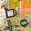 20M Smart Garden Timer Irrigation Set IPX5 Waterproof LCD Automatic Watering Controller Set With Rain Sensor for Farms