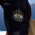 Evil Eye Casual Shirt Women's Fashion Beach Style Loose - View 10 | SAMAG
