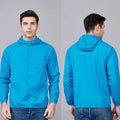 JNLN Men Women Hiking Jackets Waterproof Sun Protective Windbreaker Unisex Camping Climbing Outdoor Rain Coat Portable Clothes