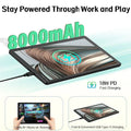 Android 15 10.95inch Tablet PC with High Capacity 8000mAh Battery, 12GB RAM +128GB ROM, 512GB Expand, Octa-core, GMS Certified