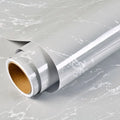 Marble Wallpaper Oilproof Waterproof Wall Sticker Vinyl Self Adhesive Kitchen Stove Cabinet Home Decorative Sticky Paper Decal