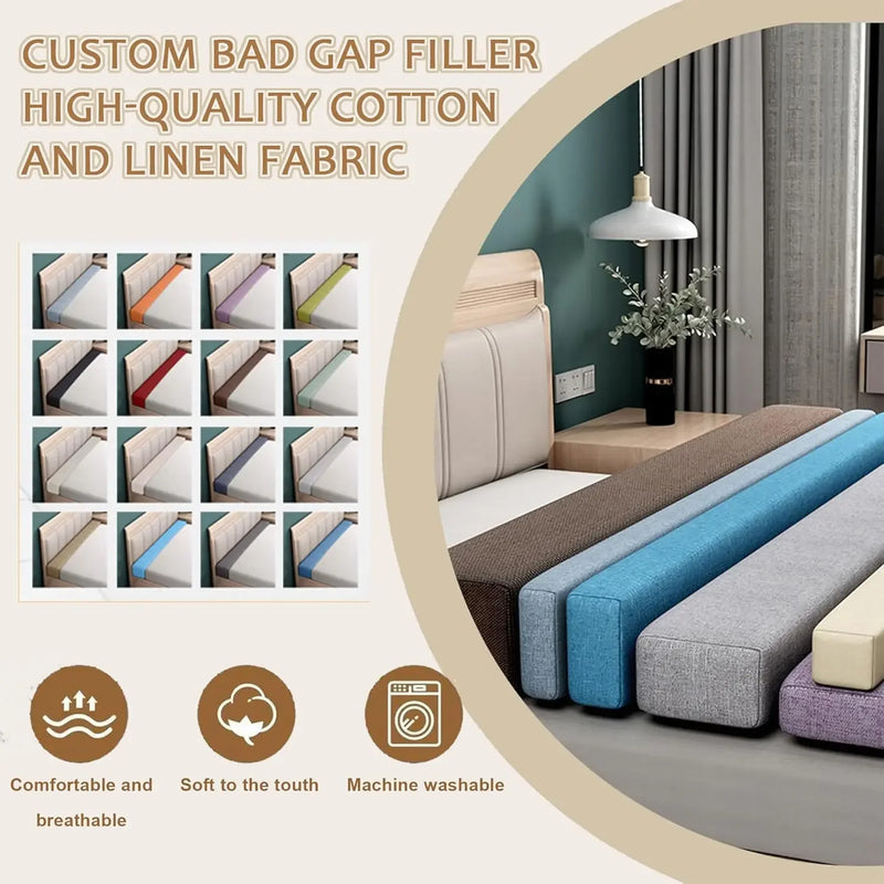 Bed Extender Headboard Pillow Mattress Bed Gap Filler Closed Gap between Mattress Headboard and Wall Bench Cushion Sofa Pad