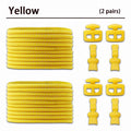 2 Pair No Tie Shoe Laces Kids Adult Quick Laces Round Elastic Shoelaces Without Ties Lock Shoelace Sneakers Shoes Accessories