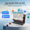 Xiaman Ultra Slim Windows 11 Laptop Computer 14.1" 12GB RAM 1TB 2TB SSD Intel A3950 Notebook 1920*1080 Office Study Computer PC