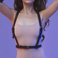 Gothic PU Leather Harness Buttock Garters Sexy Women Lingerie Set BDSM Body Pure Desire Bondage Harness Fetish Erotic Underwear
