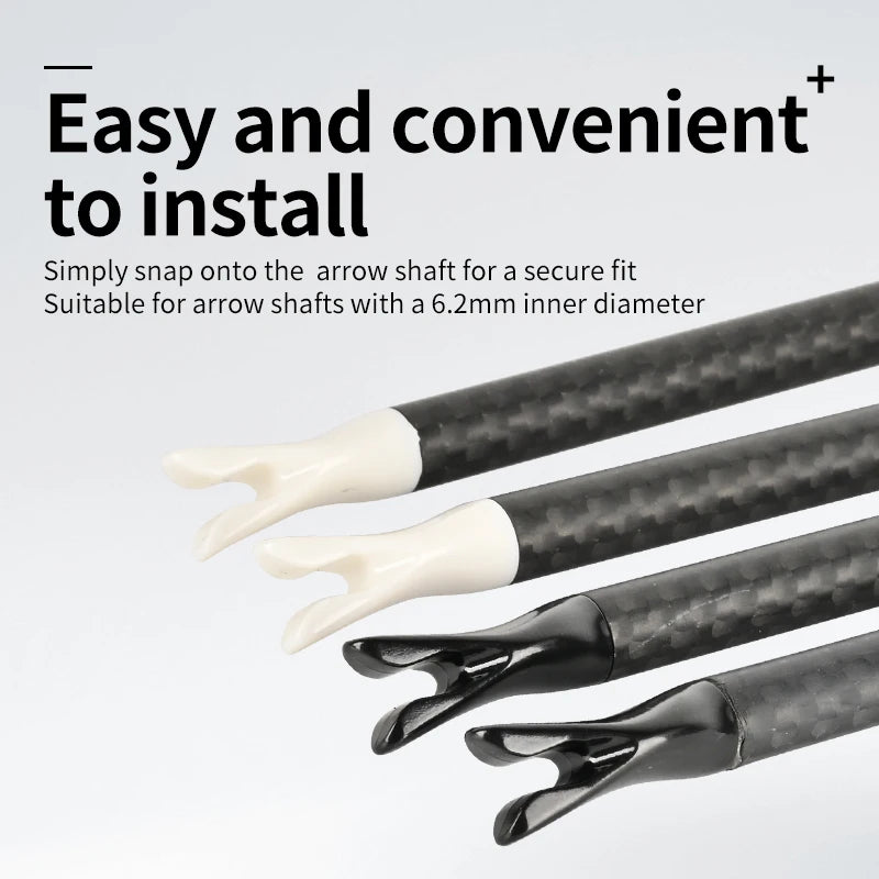 Archery Arrow Nocks for 6.2mm ID Shafts Sturdy Durable | SAMAG