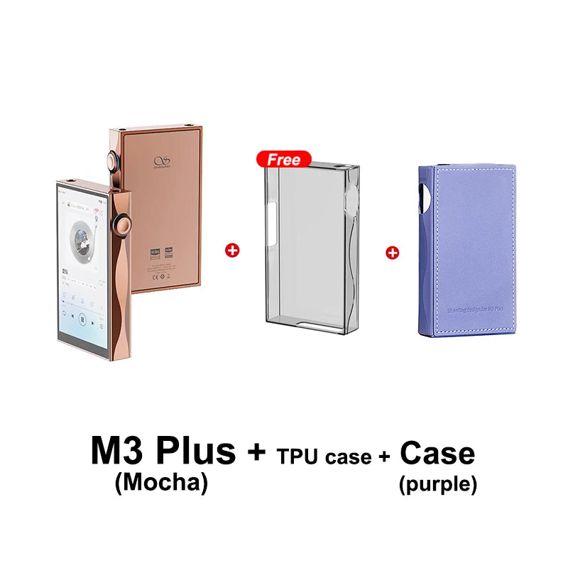 SHANLING M3 Plus HiFi Portable Music Player USB DAC AMP Open Android 13 Hi-Res Audio MP3 DSD512 PCM768 Bluetooth LDAC WiFi