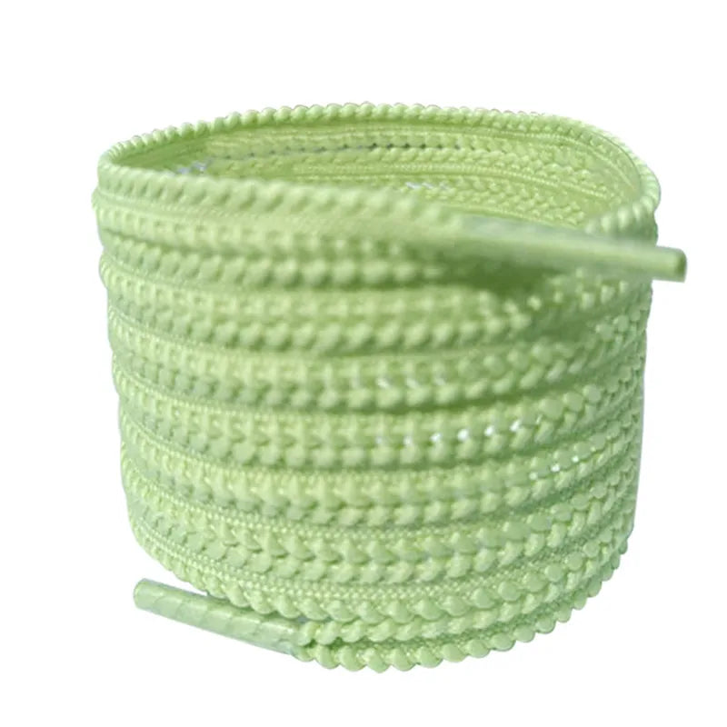 Multicolor Track Anti-slip Serrated Shoelaces Canvas Black White Runing Shoes laces Women Men Sport Casual Net Shoes Shoelaces
