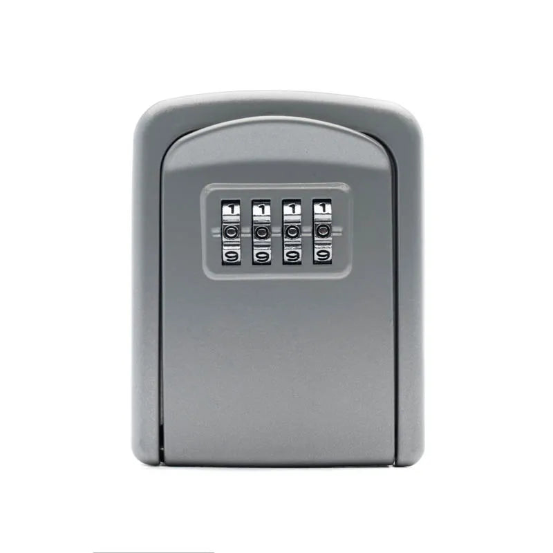 Key Lock Box Wall Mounted Stainless Steel Safe Weatherproof 4 Combination Storage for Indoor and Outdoor Use - View 8 | SAMAG