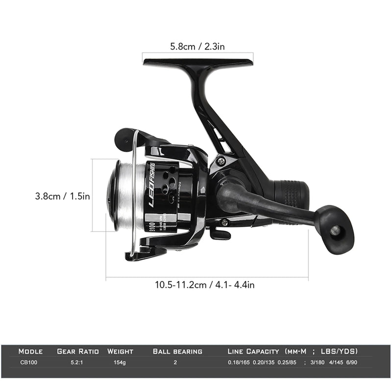 Lixada Fishing Rod Reel Combo Full Kit with 2.1m 2.3m Telescopic Fishing Rods 2PCS Spinning Reels Set Fishing Equipment 2024