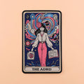 Skeleton Tarot Iron On Patch Clothes Patch For Clothing ADHD Embroidered Patch Garment Apparel Accessories Sewing Stickers