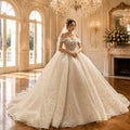 Customized Luxury Ball Gown Wedding Dresses Off | SAMAG