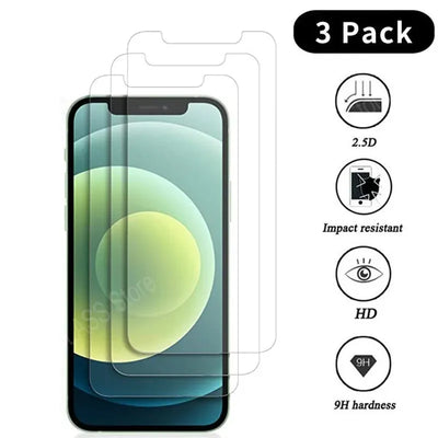 Tempered Glass For iPhone 11 12 13 14 15 Pro Max 12 13 | SAMAG