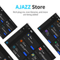 Ajazz AKP05 Mechanical Macro Keyboard Multi-Function Desktop Assistant for Office and Gaming, Easy-to-Use Multimedia Controls