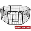 for Metal Wire Puppy Pen Dog Crate Kennel House for Exercise Training Foldable Playpen Top Quality