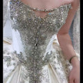Customized Strapless Ballgown Wedding Dress Vestidos - View 2 | SAMAG