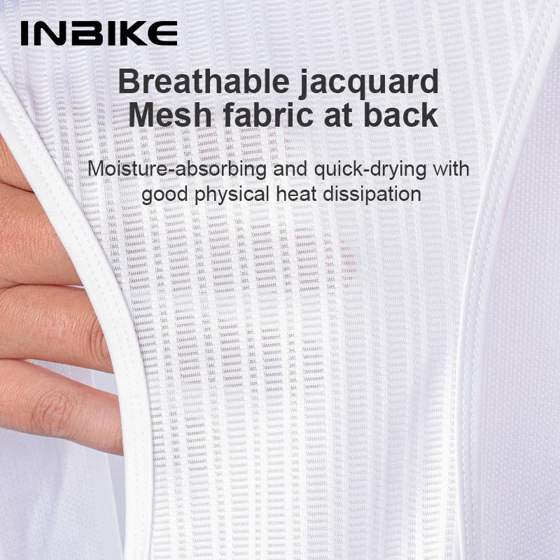 INBIKE Women's Cycling Bib Shorts High Waist Bicycle Pants 3D Padded Slim Fit Biking Clothing MTB Road Bike Pants with Pockets