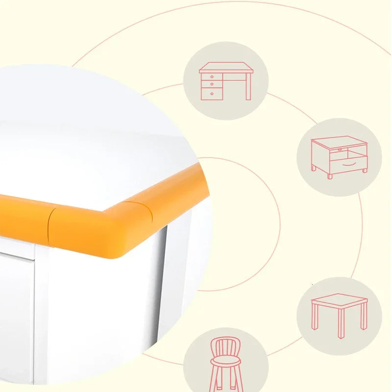 2M/78.74inch thick furniture table protection edge corner table cover protection tape foam corner bumper protection