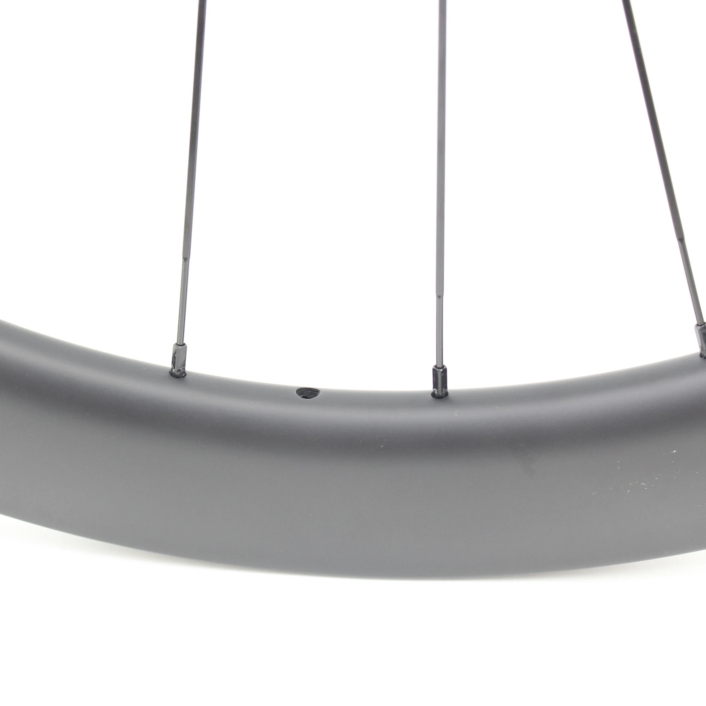 New 700C Road Bike Matt UD Full Carbon Bicycle Direct pull Thru Axle Disc brake wheelset carbon tubular clincher tubeless rims