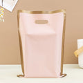 50pcs Customized Logo Colorful Shopping Bags with Handles Plastic Gift Bags for Business Clients Printed Logo Plastic Bags
