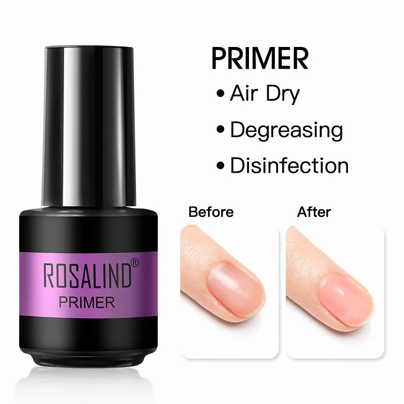 ROSALIND Gel Polish Manicure for Nails Semi Permanent Vernis top coat UV LED Gel Varnish Soak Off Nail Art Gel Nail Polish