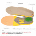 1 pair Orthopedic Insoles Orthotics Flat Foot Health Sole Pad for Shoes Insert Arch Support Pad for Plantar Fasciitis Feet Care