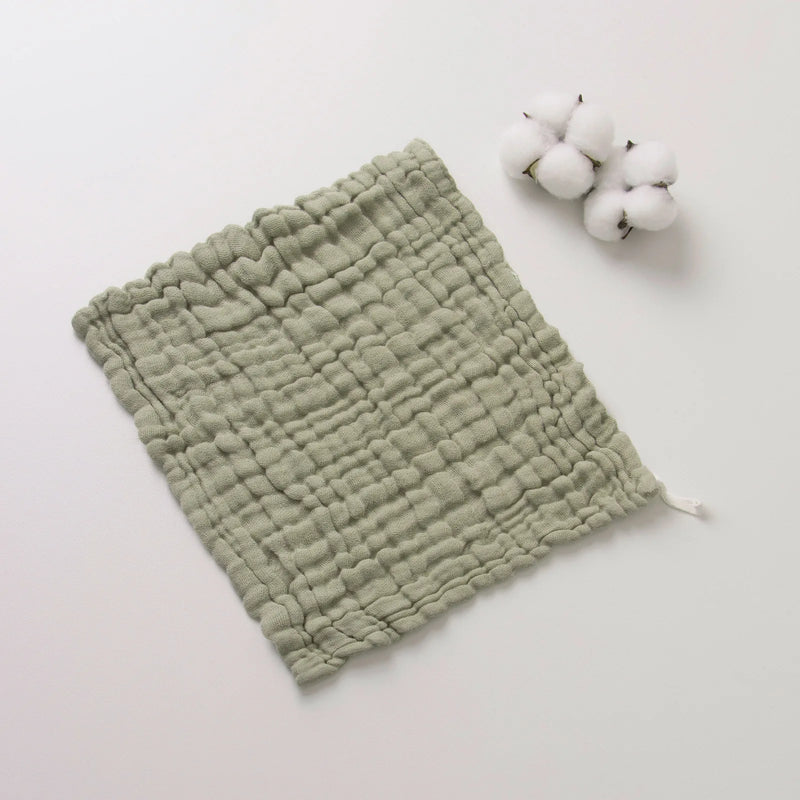 Six-layer gauze square towel 30 * 30 newborn baby towel face towel saliva towel Baby Face Towel Wipe Burp Cloths Absorbent Musli
