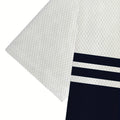Fashionable men's polyester micro elastic letter print breathable round neck T - shirt pants set summer - View 5 | SAMAG