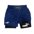 Summer Breathable Two-in-one Double-layer Shorts Men's | SAMAG