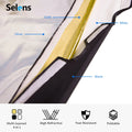 Selens Pro Video Studio Stainless Flag Panel with 4 colors Panel Cloth Black Flag Panel Cloth Kit For Fotografia Acessorios