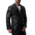 Autumn new, trendy PU leather jacket British large size leather casual suit jacket