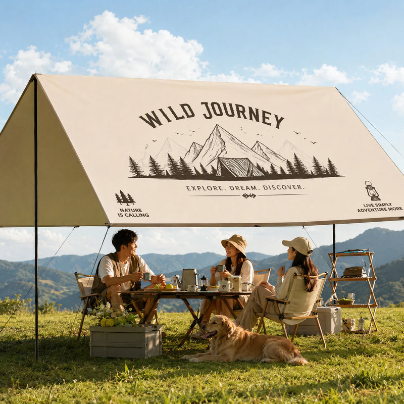 Personalized Camping Canopy Tent Custom Printed Outdoor | SAMAG