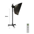Bowens Video Studio Kit 90/135W 220V Photography Light Dimmable Kit LED Lamp 2m Tripod Flash Studio Lighting 3000-6000K 3 Color