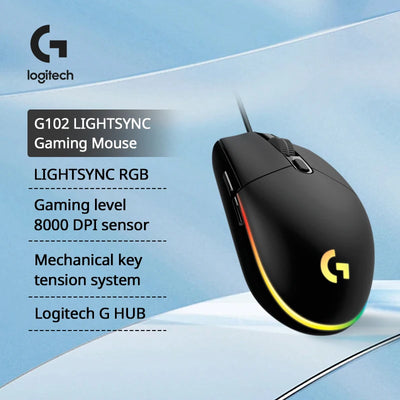 Logitech G102 Mouse Original Ergonomic Optical 8000DPI | SAMAG