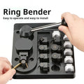 Metal Ring Bending Machine for Jewelry Making Gold Silver Copper Round Forming Rolling Press Tool Kit for DIY Crafts