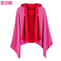 Cool Feeling Hooded Cape Ice Silk Quick Dry Breathable Beach Towel Absorbent Sun Protection Shawl Outdoor Sports Lightweight New