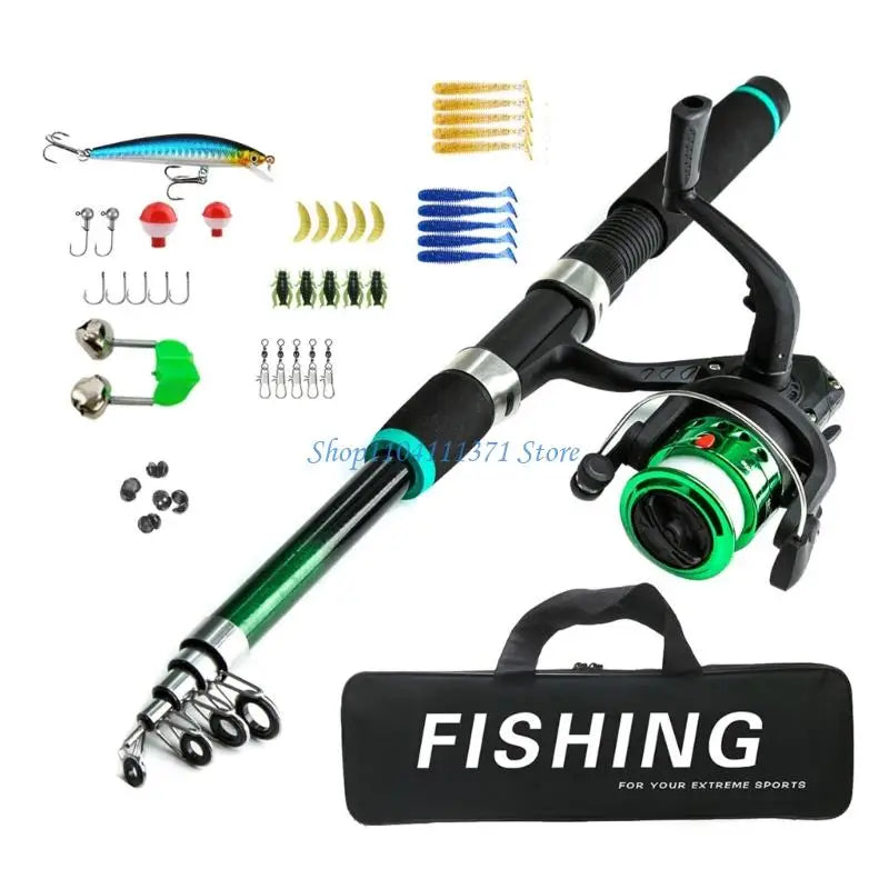P9FC Beginner Fishing Set Tackles Including Reel | SAMAG
