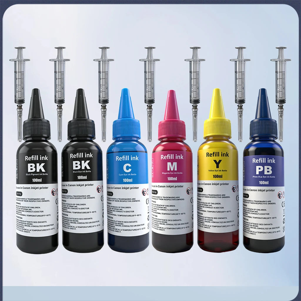 PGI-580 PGI-580XXL CLI-581 CLI-581XXL Refill Ink Refill Ink Kit For Canon PIXMA TS6150 TS6250 TS6350 TS8250 TS9150 Printer Ink