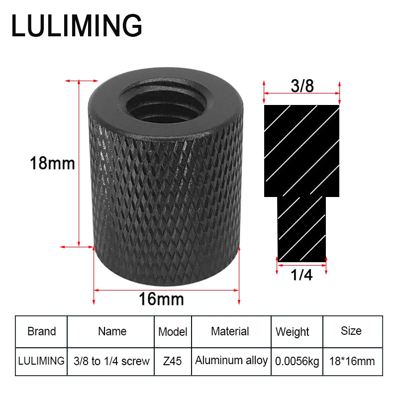 1/4 Female to Female 1/4 3/8 M4 M5 M6 M8 M10 Camera Screw Tripod Ball Head Conversion Screw for Camera Photo Studio Accessories