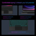 LFOIQN Magic Keyboard Folio for Samsung Galaxy Tab S10 Plus S9 FE+ S7 FE S8 S9 Plus S10+ 12.4"Magnetic Case Floating Multi-Touch