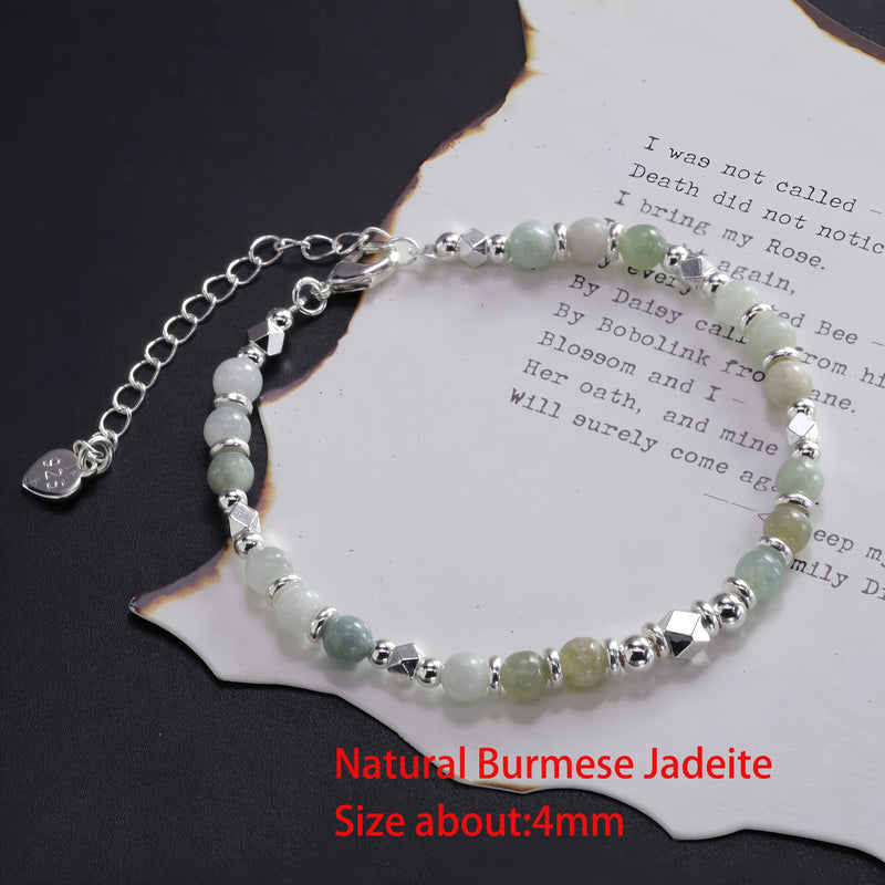 VENTFILLE 925 Sterling Silver Zircon Love Heart Bracelet For Women Bowknot Stars Bead Snake Bone Chain - Visuel 12 | SAMAG
