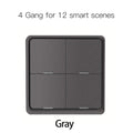 Moes ZigBee Wireless Scene Switch 12 control modes Handheld Push Button Setup Home Automation Scenario Tuya Smart Devices