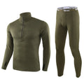 Winter Thick Warm Thermal Underwear Sets Men Compression Fleece Sweat Quick Drying Thermo Long Johns Military Army Clothing