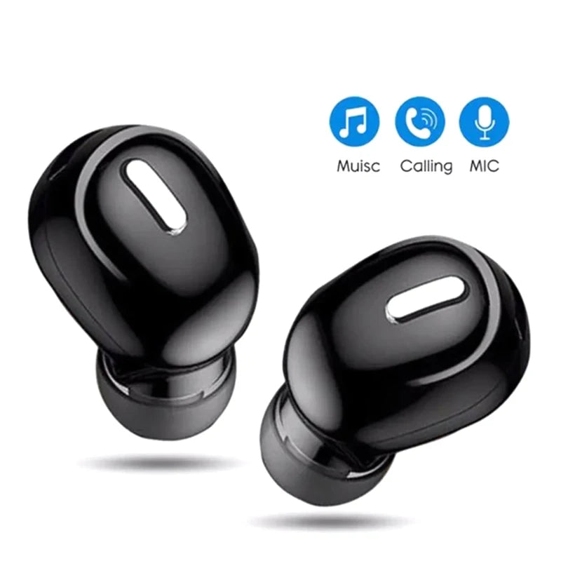 1Pc Wireless Bluetooth-compatible 5.0 Earphone In Ear Sport With Handsfree Headset All Phone Headphones