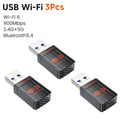 Toocki TB08 AX900 USB WiFi 6 Bluetooth 5.4 Adapter 2 in 1 Dual Band 2.4G/5GHz High - Speed Drive Free Mini - Visuel 9 | SAMAG
