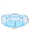 Pet Playpen Outdoor Breathable Small Animals Tent Rabbit Play Pen Foldable Transparent Pet Exercise Fence for Guinea Pig Cage