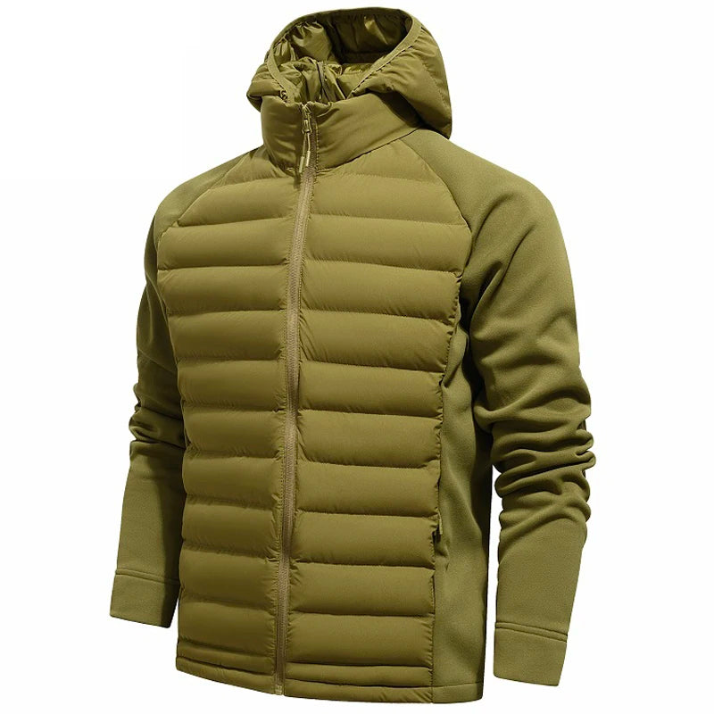 Men's Jacket Stand Collar Mens Parka Winter New Down Jacket Fleece Warm Jackets Men Business Leisure Coat Baseball Coats 88626