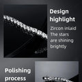 Factory price 925 silver plated 18K gold 4A grade Zircon tennis bracelet for men and women fashion personality exquisite jewelry