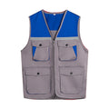 Men's Outdoor Vest Hiking Fishing Hunting Photography Multi-Pockets Multi-Function Maintenance Worker Waistcoat Print Logo